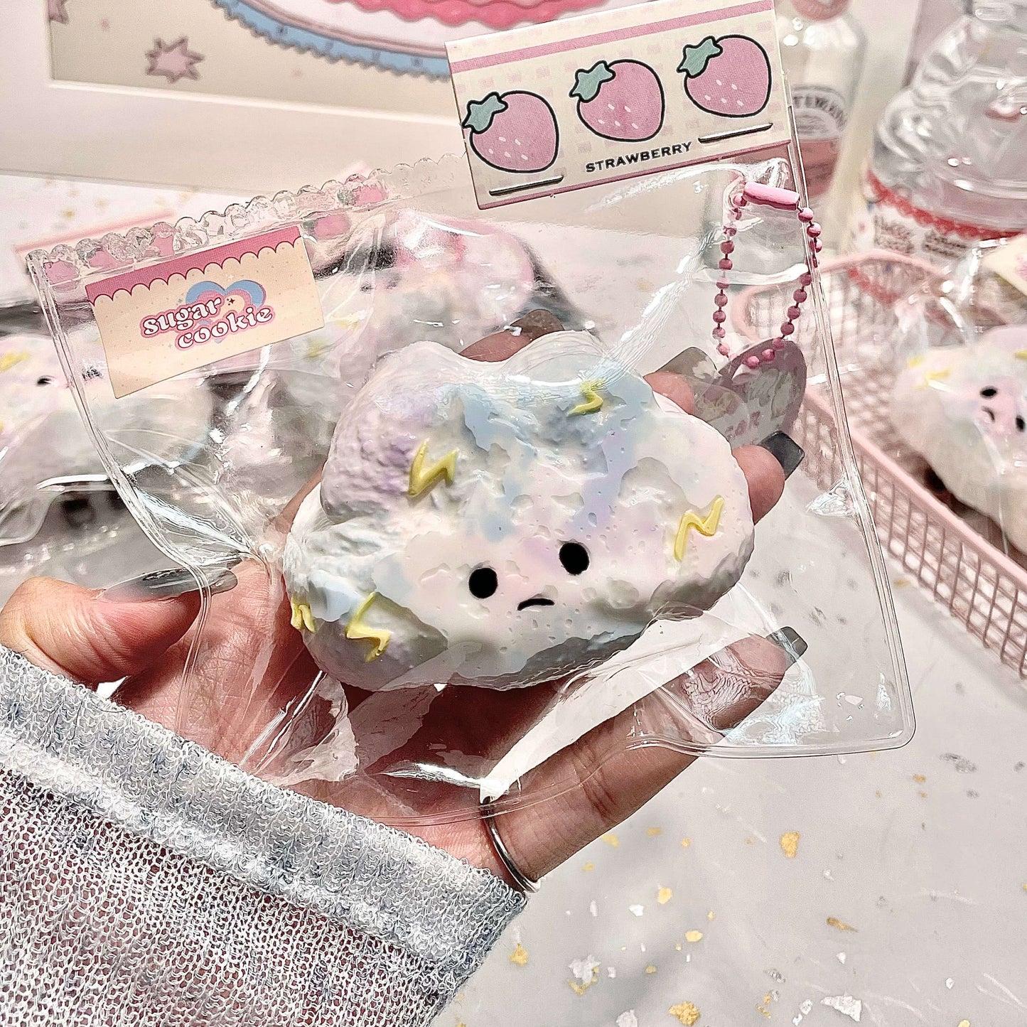 Gloomy Cloud & Cream Cloud Series Squishy
