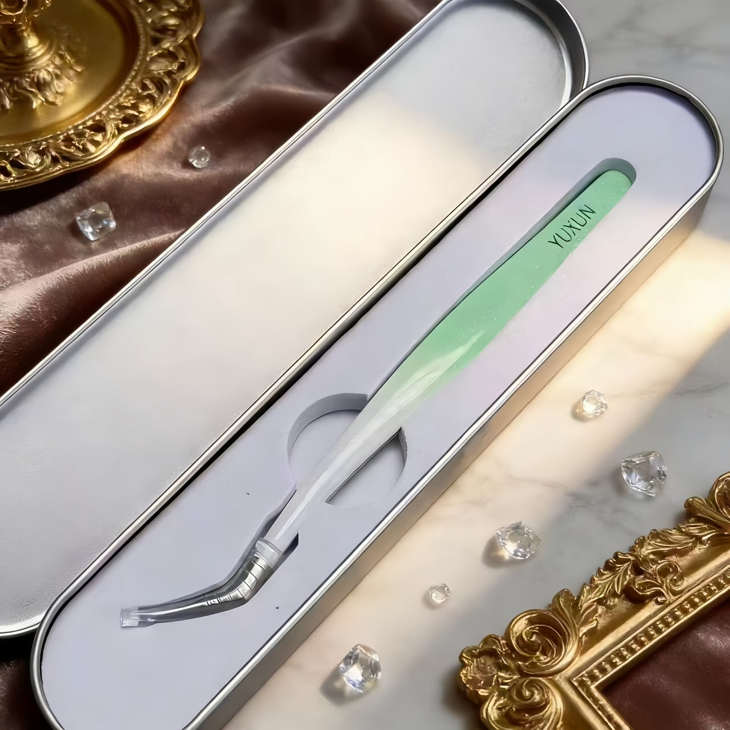 Gradient Color Professional Sticker Tweezers