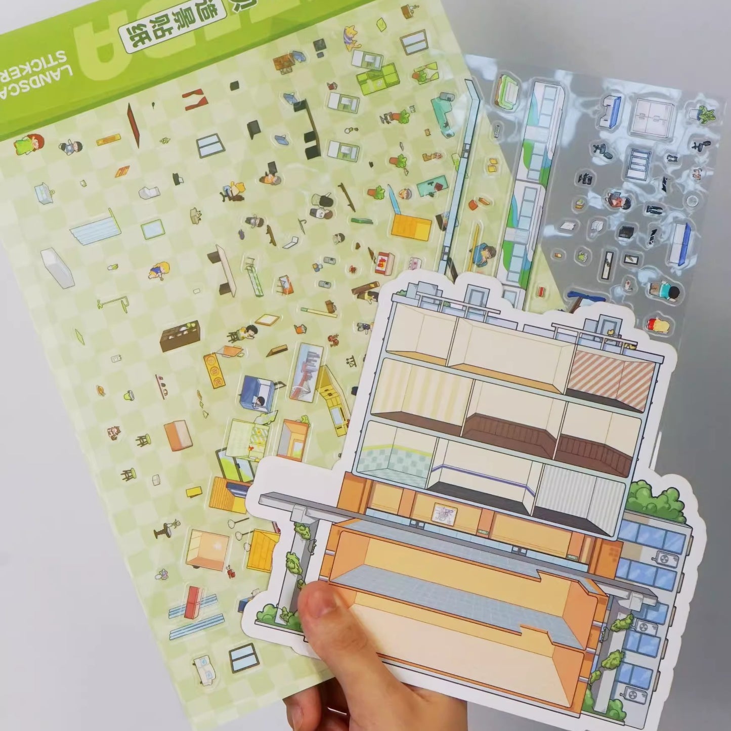 Tiny Community 3D Sticker