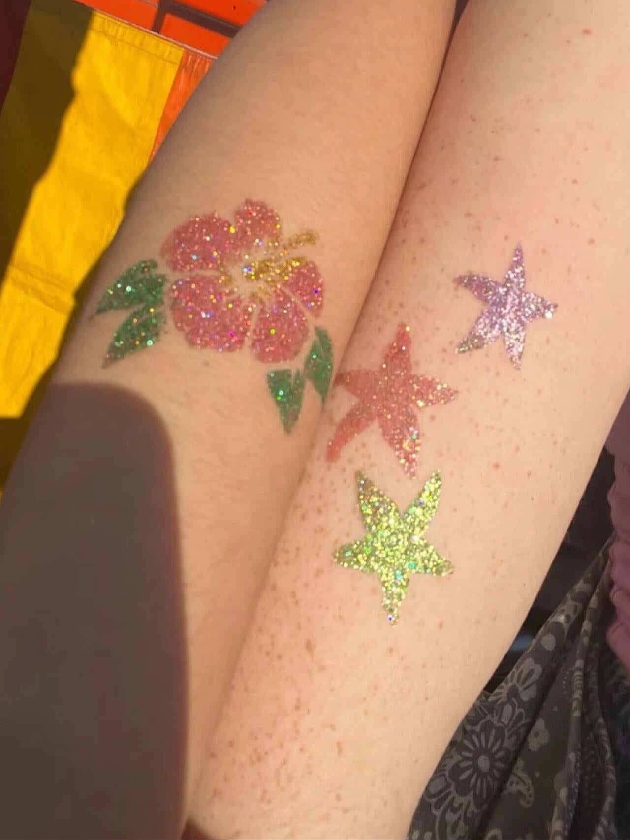 Glitterwave Dream Temporary Tattoo - Glitter & Tool Included