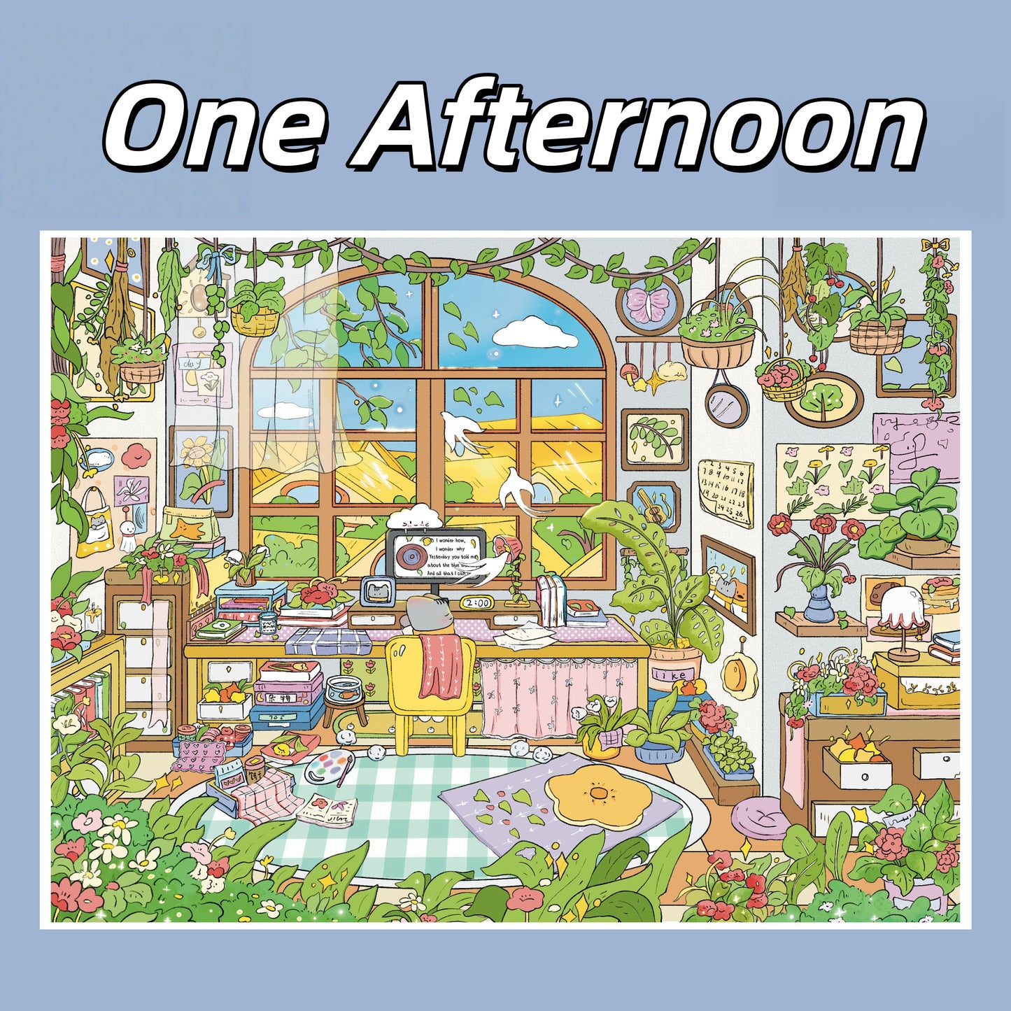 Little Hours 3D Sticker | 2 Cute Miniature Scenes