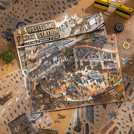 Wasteland Station 3D Sticker
