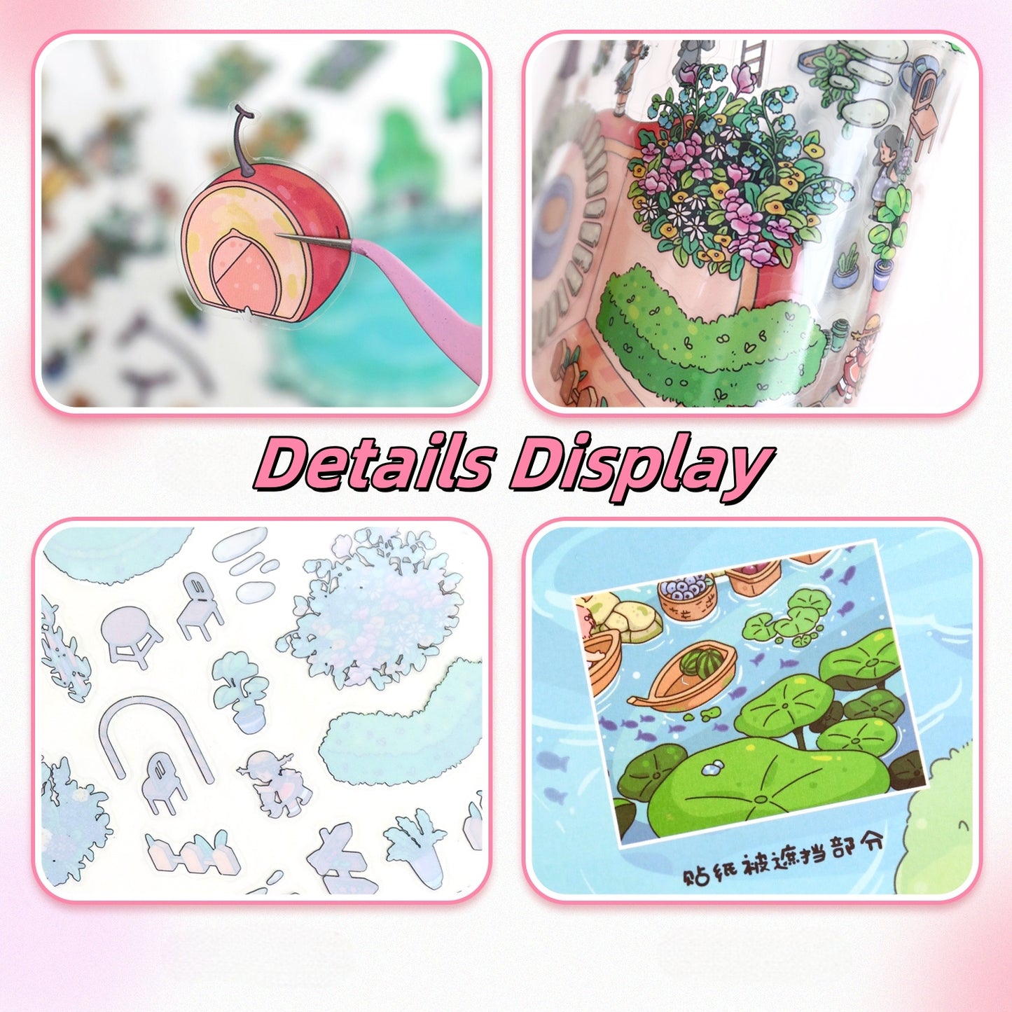 Summer Time 3D Sticker | 2 Cute Miniature Scenes