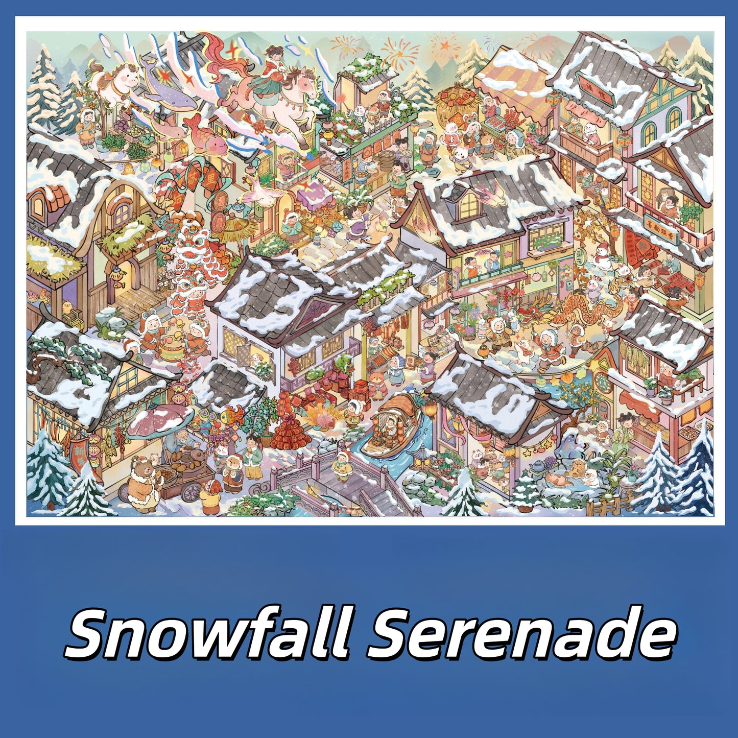 A Stroll Through Seasons 3D Sticker | 2 Cute Miniature Scenes