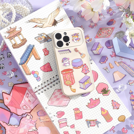 Whimsical Dreams Collection 3D Sticker | 3 Cute Miniature Scenes