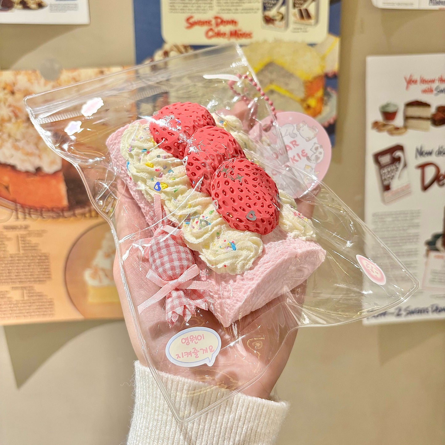 Macaron Towel Roll Squishy