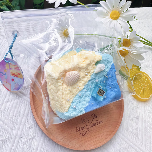 Heartbeat Beach Toast Squishy