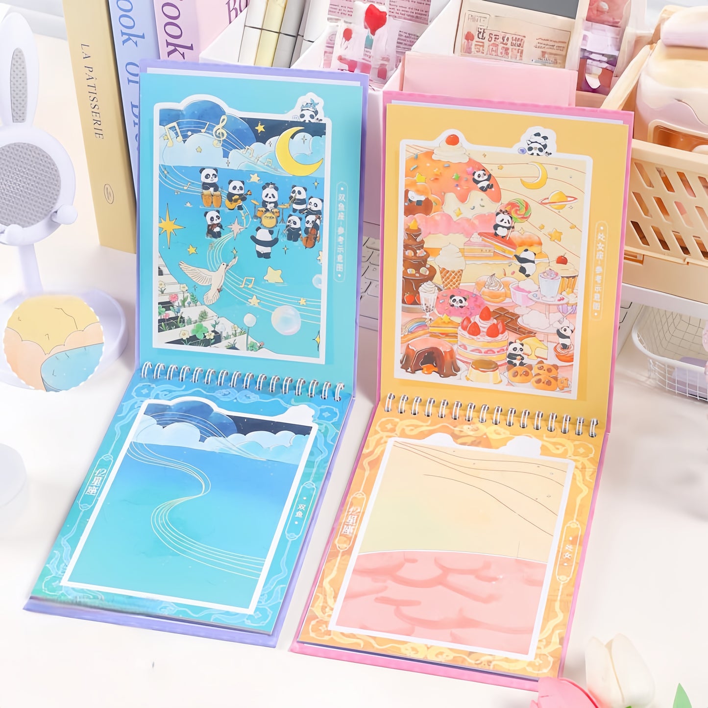 12 Zodiac Signs 3D Sticker Book