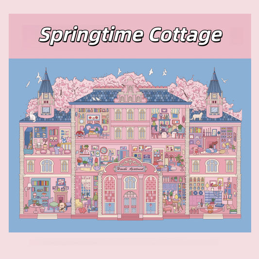 Fantasy Palace 3D Sticker | 3 Cute Miniature Scenes