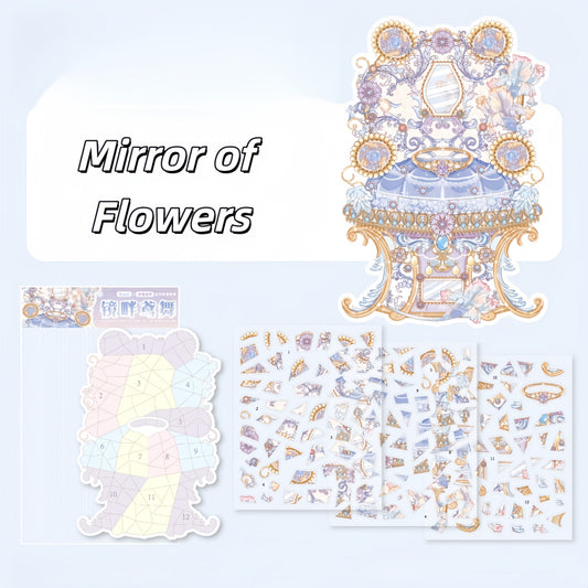 Luxury Adornments 3D Sticker | 2 Cute Miniature Scene