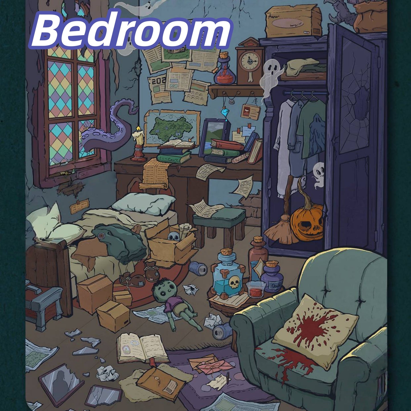 Sweet Home & Natural Elements 3D Sticker | 8 Cute Miniature Scenes