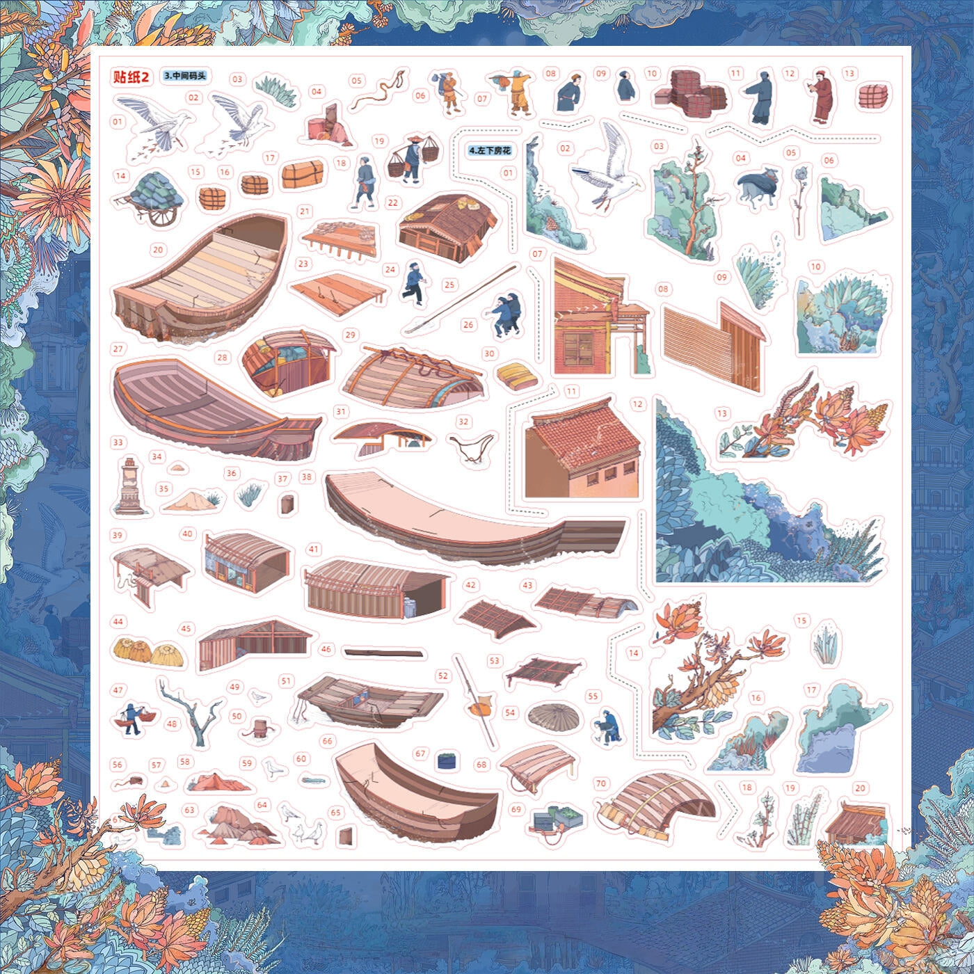 Tiny Realms 3D Sticker | 3 Cute Miniature Scenes