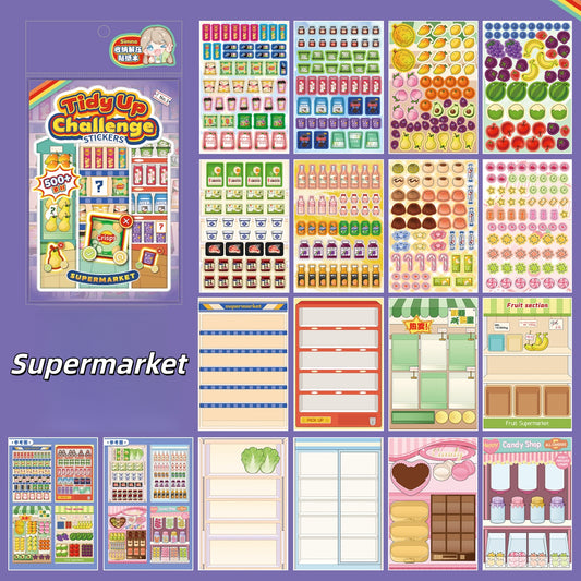 Shelf Display 3D Sticker Book