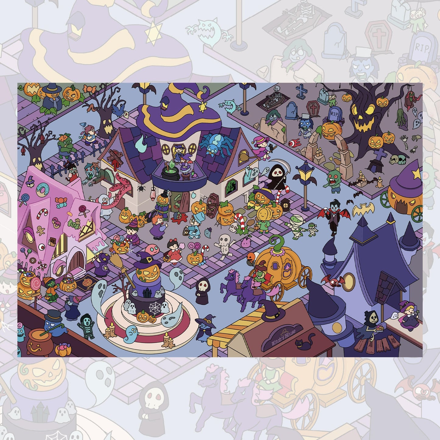 Halloween Night 3D Sticker