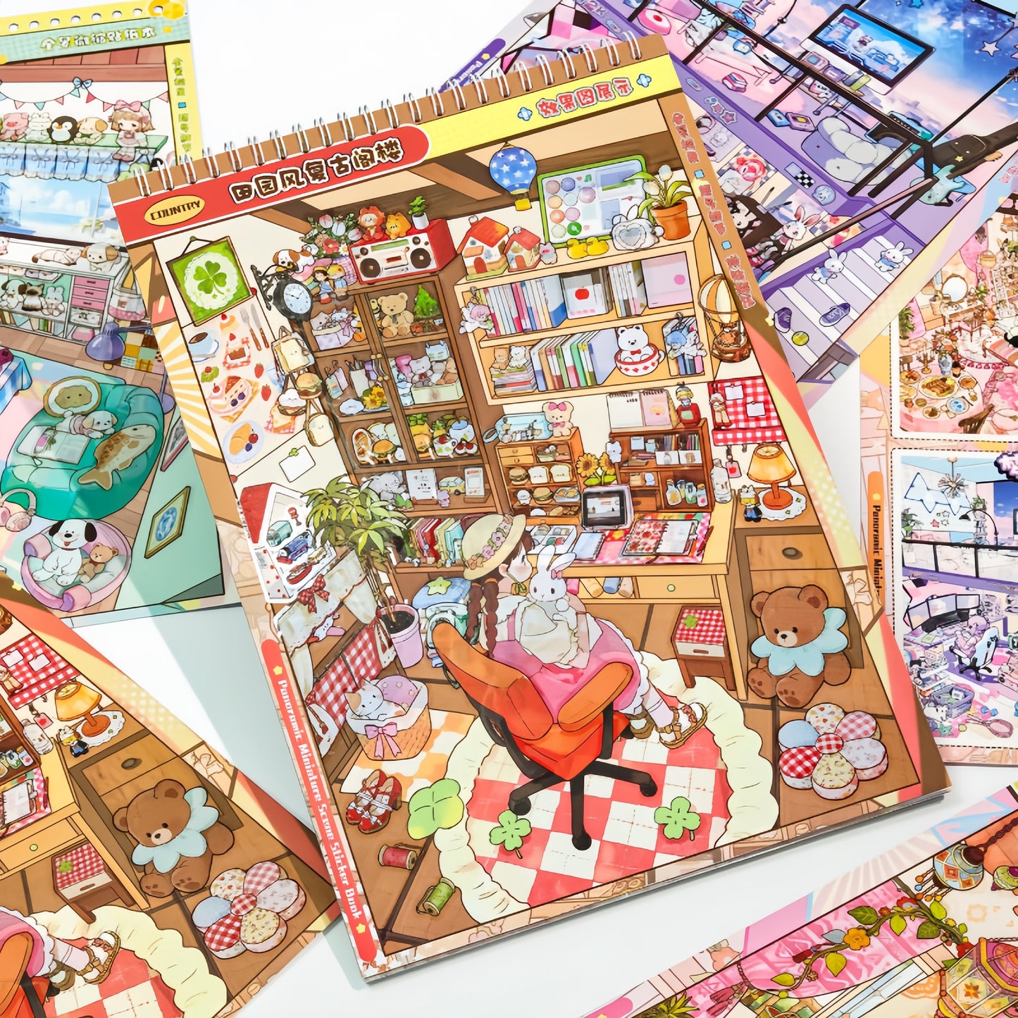 Girls’ Dream House 3D Sticker Book