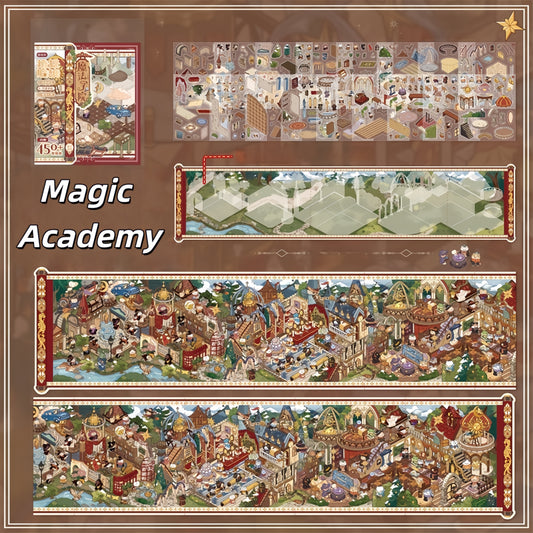 Magic Invitation 3D Sticker | 2 Cute Miniature Scenes