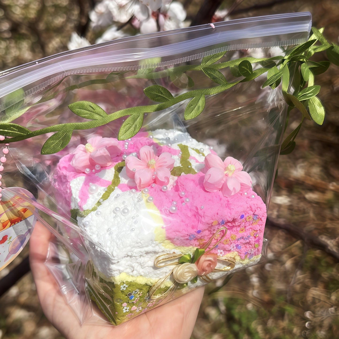 Cherry Blossom Toast Squishy