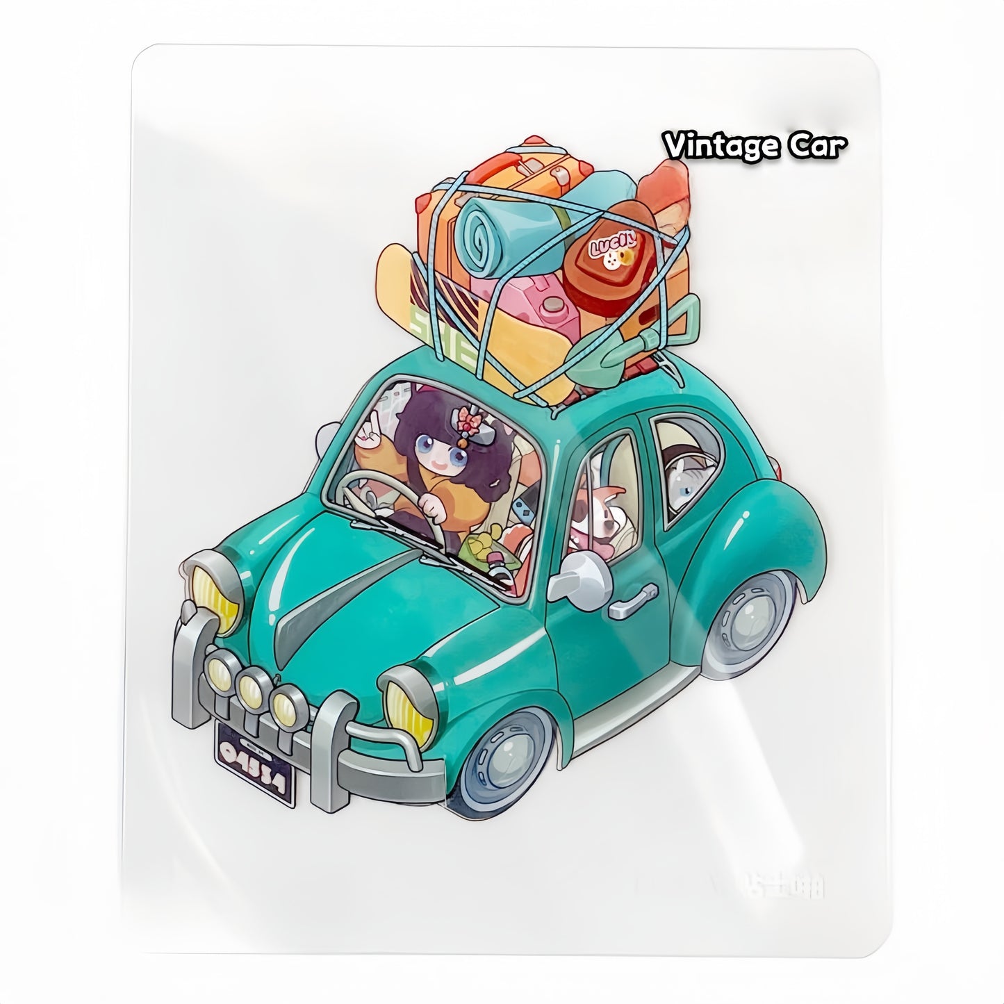 Mystery of Machines 3D Sticker | 2 Cute Miniature Scenes