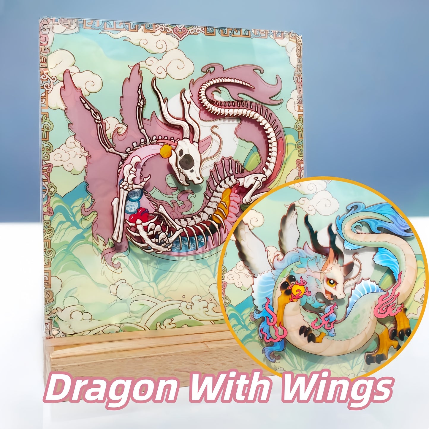 Anatomical Reconstruction 3D Sticker | 4 Cute Miniature Scenes