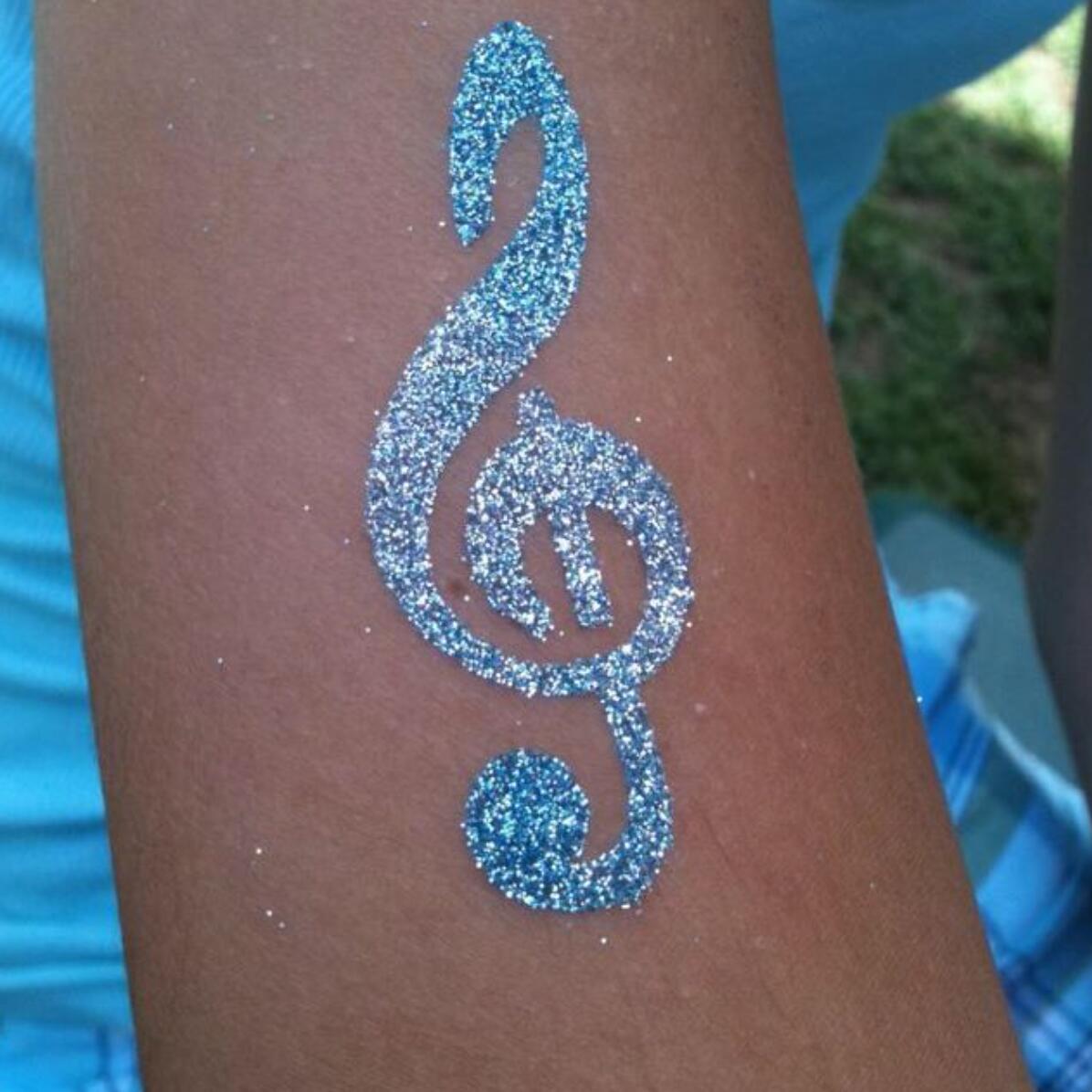 Glitterwave Dream Temporary Tattoo - Glitter & Tool Included