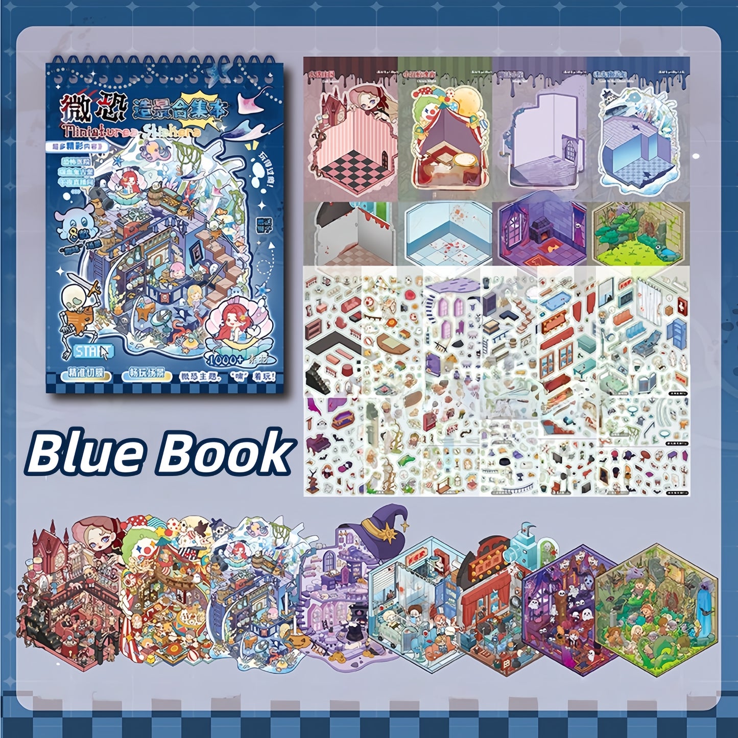 Horror Adventure 3D Sticker Book