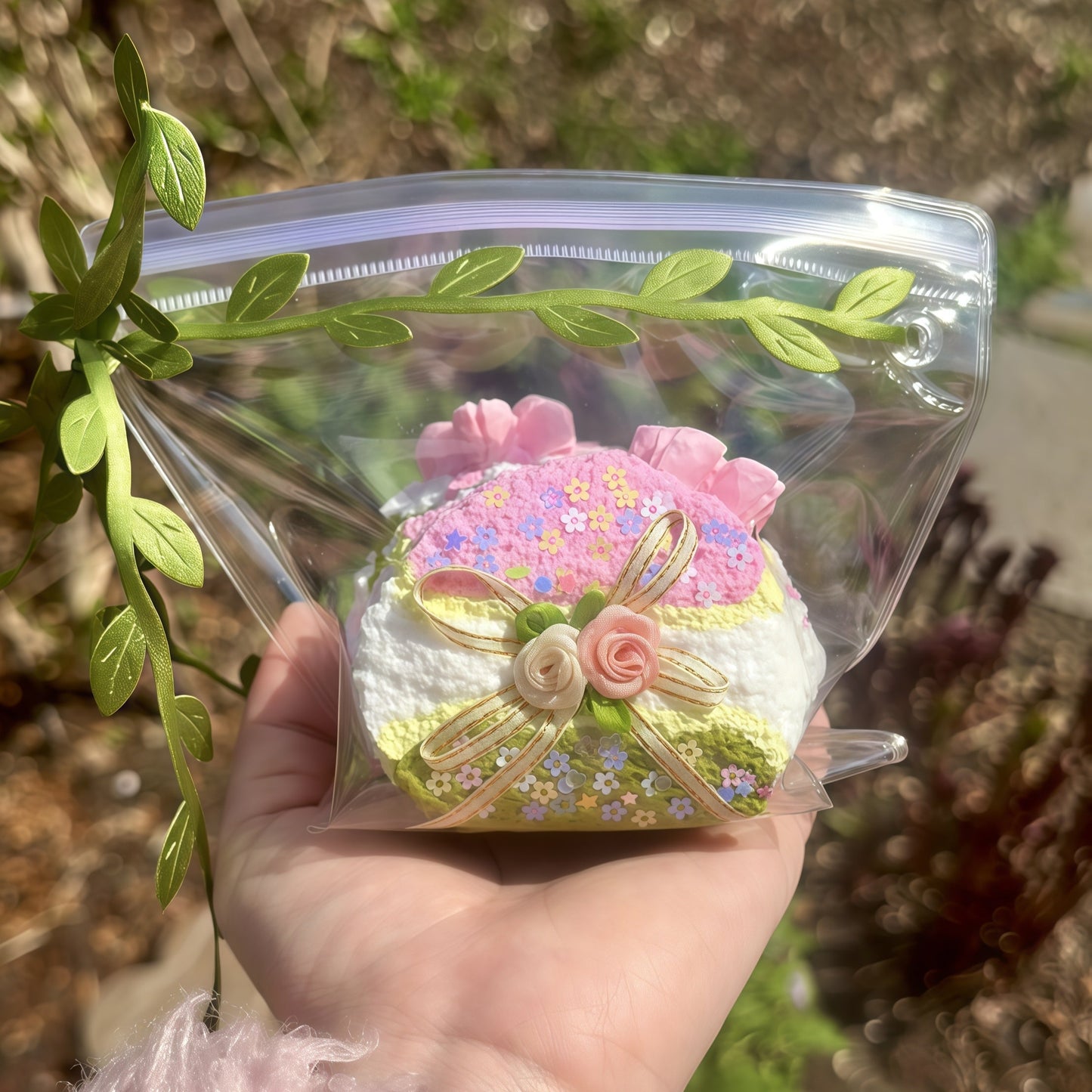 Cherry Blossom Toast Squishy