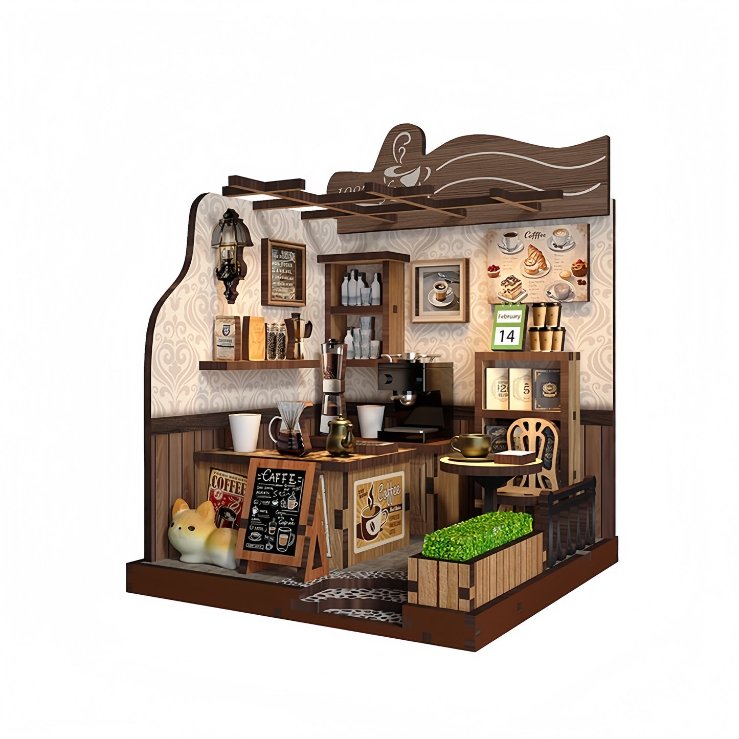 Country Coffee House DIY Miniature House - English Instructions