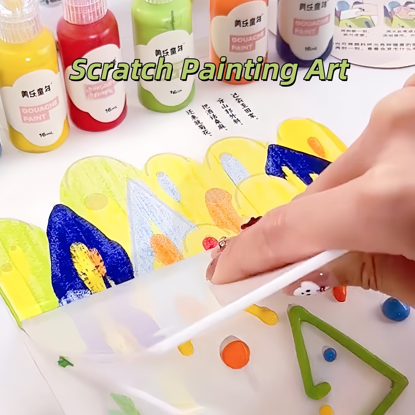 Ancient China Rainbow Scratch Art - 19 Themes Included