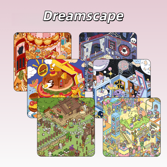 Dreamscapes 3D Sticker | 6 Cute Miniature Scenes