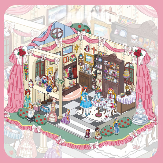 Little Wonder Rooms 3D Stickers | 4 Cute Miniature Scenes