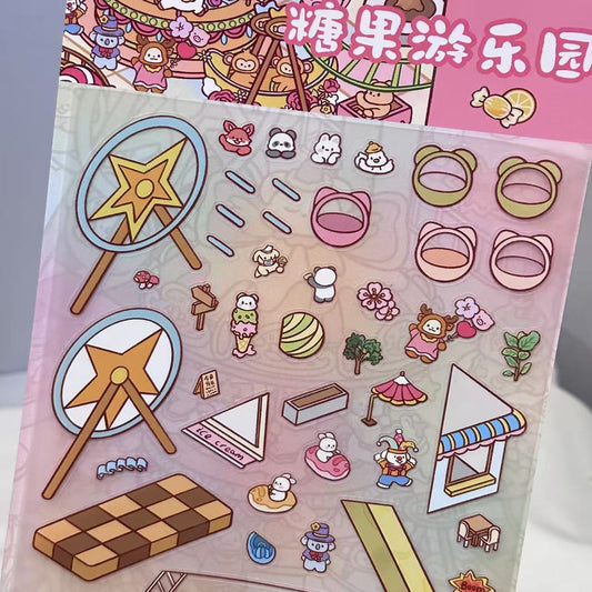 Candy Amusement Park 3D Sticker