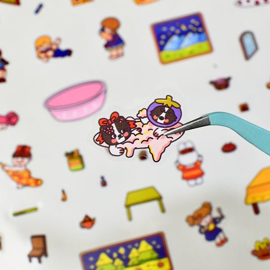 Little Dream House 3D Sticker | 2 Cute Miniature Scenes