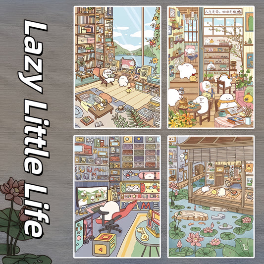 Daily Delights 3D Sticker | 3 Cute Miniature Scenes