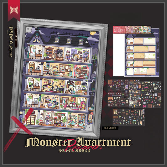 Whimsical Little House  3D Sticker | 2 Cute Miniature Scenes