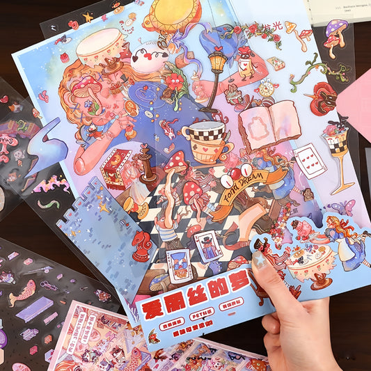 Alice in Wonderland 3D Sticker