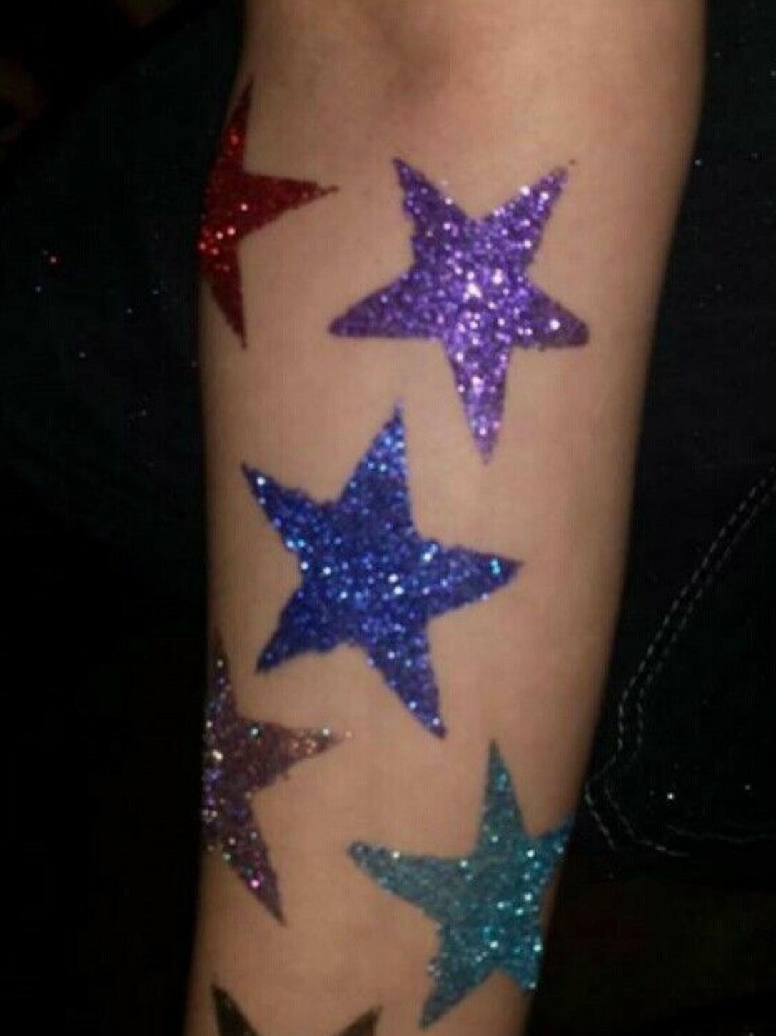 Glitterwave Dream Temporary Tattoo - Glitter & Tool Included