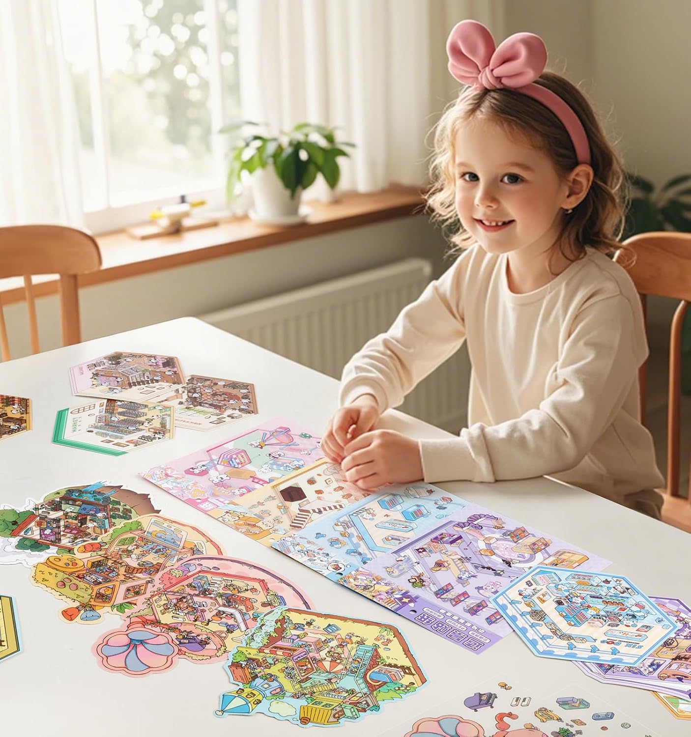 Tiny Animal Wonders 3D Sticker Material Book 1.0 – 20 Unique Scenes