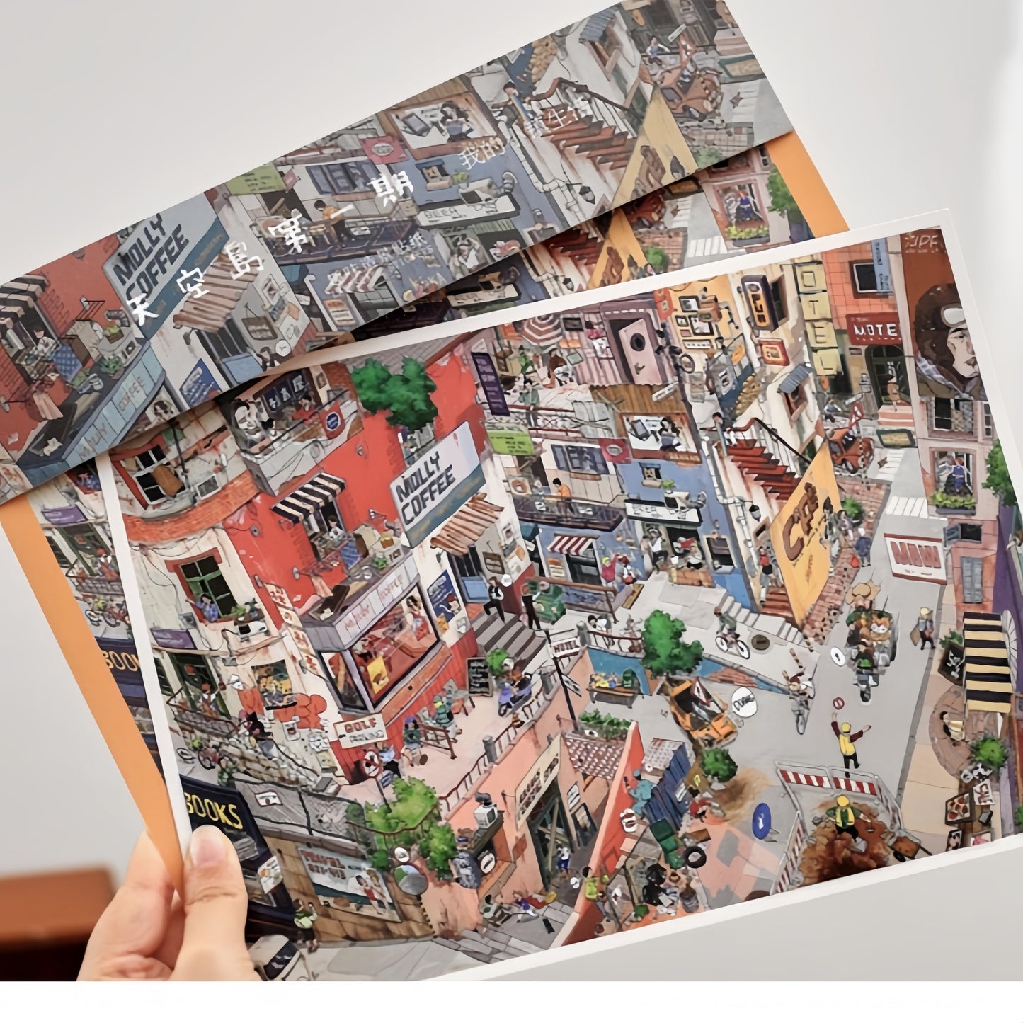 Sky Island 3D Sticker | 4 Cute Miniature Scenes