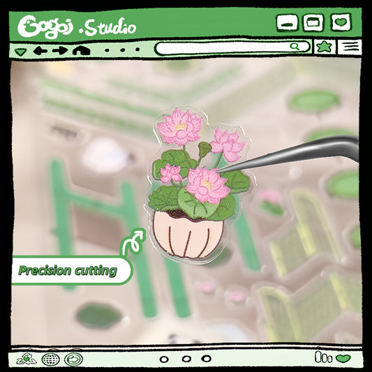 Gogoj Studio 3D Sticker | 2 Cute Miniature Scenes