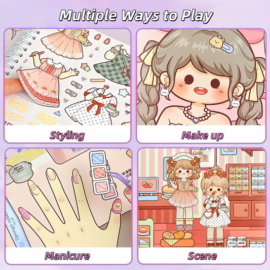 Dress-Up Sticker 3D Sticker Book