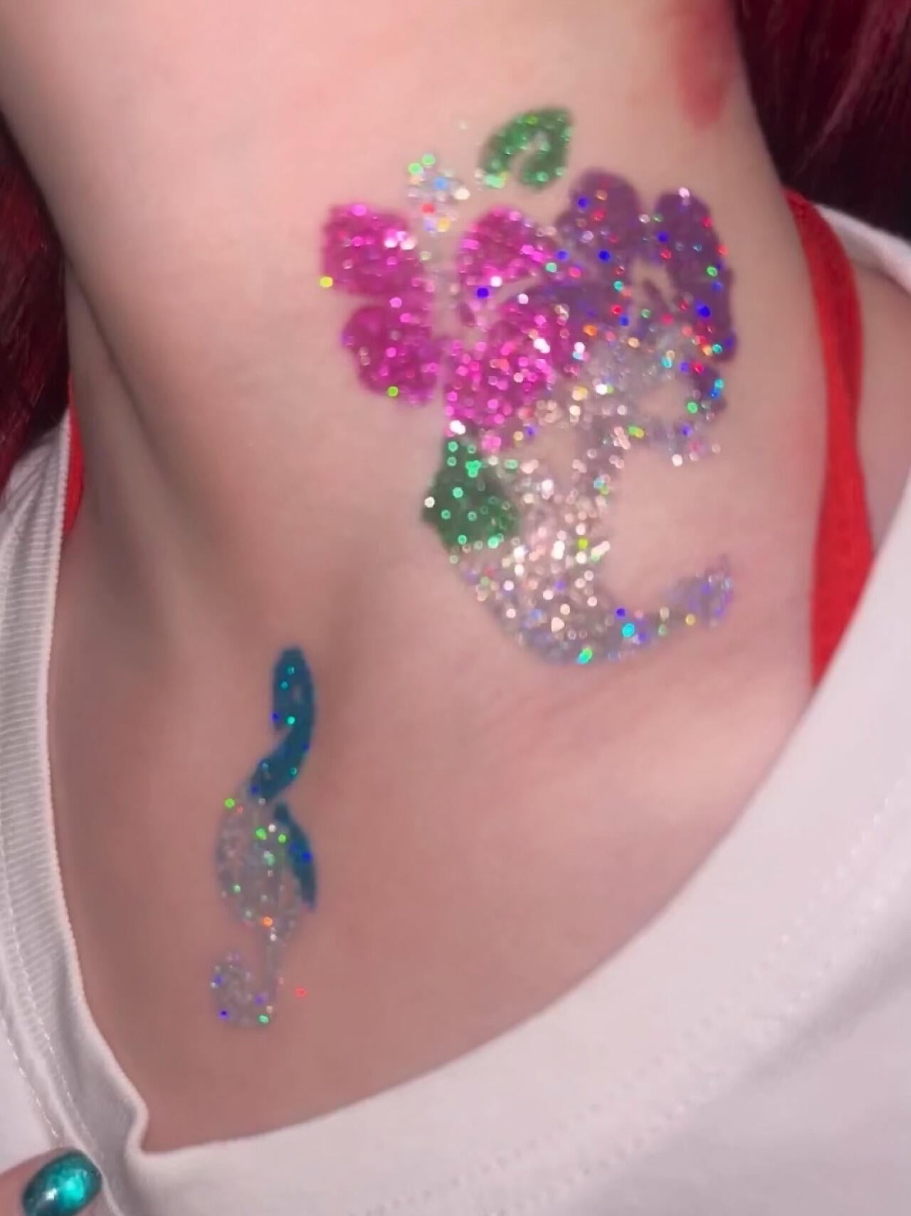 Glitterwave Dream Temporary Tattoo - Glitter & Tool Included
