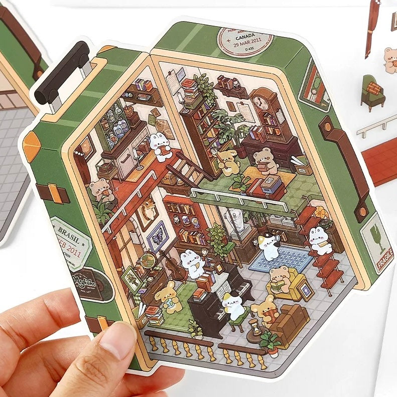 Fairytale Bazaar 3D Sticker | 4 Cute Miniature Sticker
