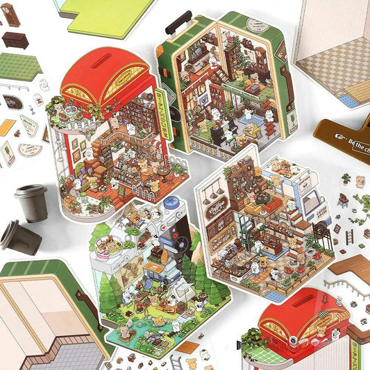 Fairytale Bazaar 3D Sticker | 4 Cute Miniature Sticker