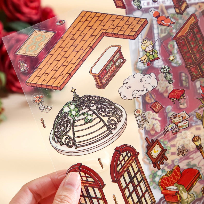 Le Petit Voyage 3D Sticker | 4 Cute Miniature Scenes