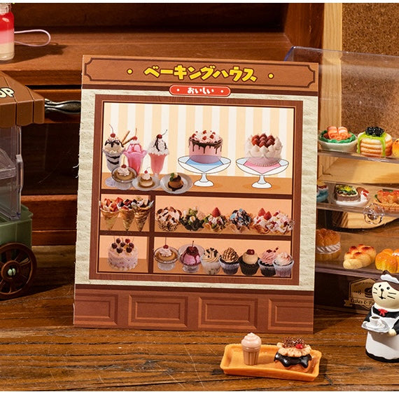 Kawaii Window Scenes 3D Sticker Material Book – Festive Window Joy(8 Scenes)| Everyday Window Dreams(8 Scenes)
