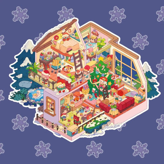 Colorful Little Wonders 3D Sticker | 6 Cute Miniature Scenes