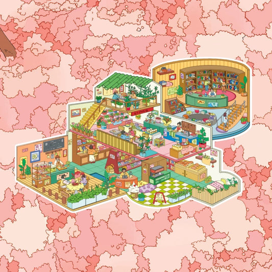 Colorful Little Wonders 3D Sticker | 6 Cute Miniature Scenes