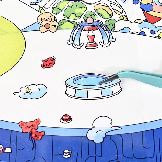 Enchanted Occasions 3D Sticker | 2 Miniature Scenes