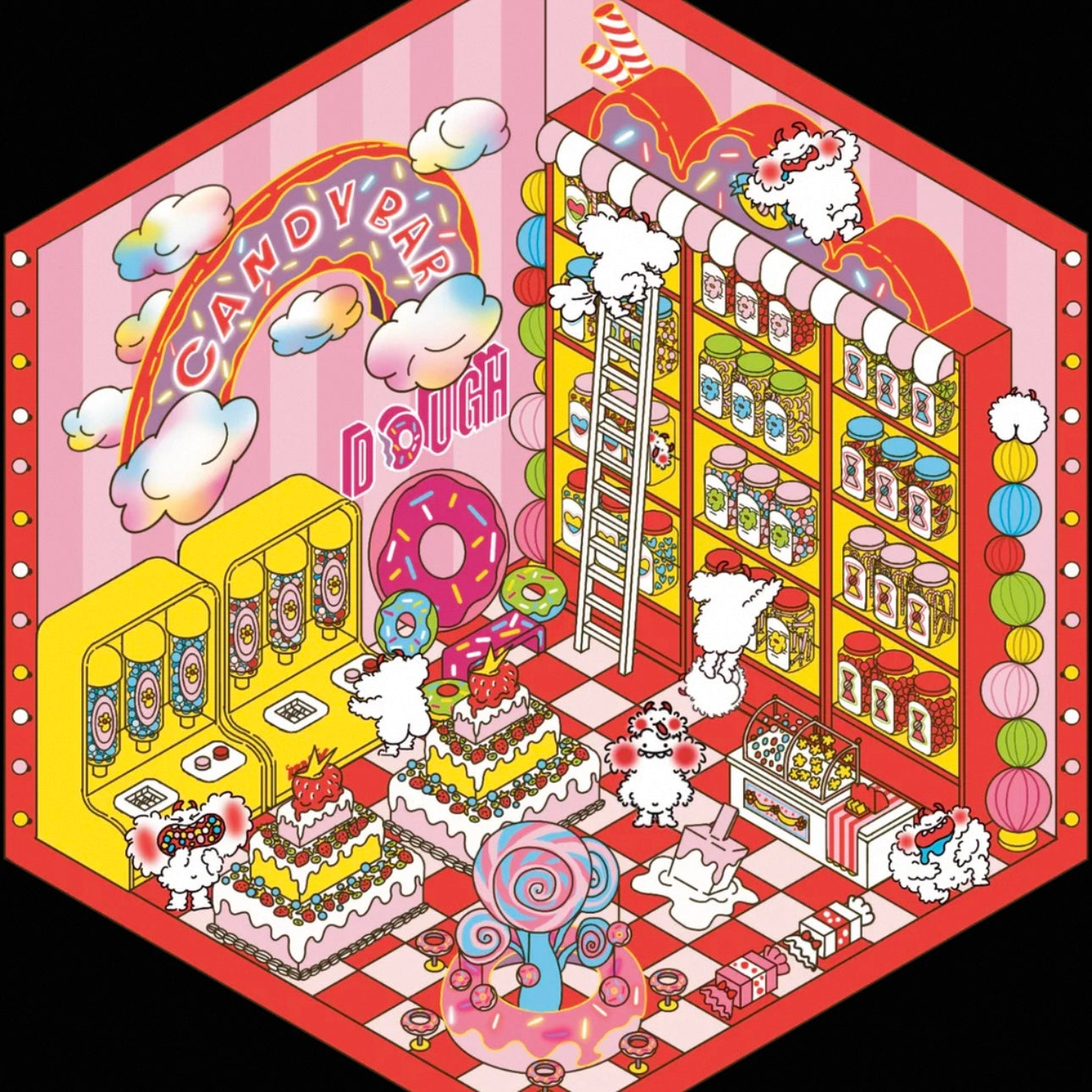 ppqq’s Mischief World 3D Sticker | 6 Cute Miniature Scenes
