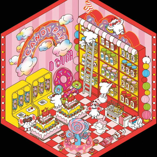 ppqq’s Mischief World 3D Sticker | 6 Cute Miniature Scenes